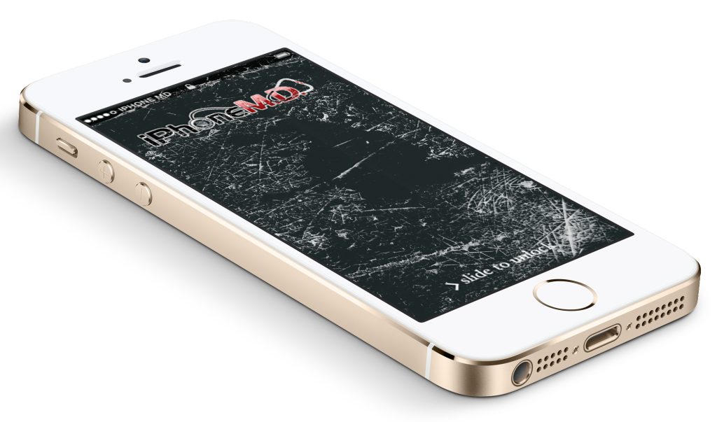 Iphone5s cracked glass